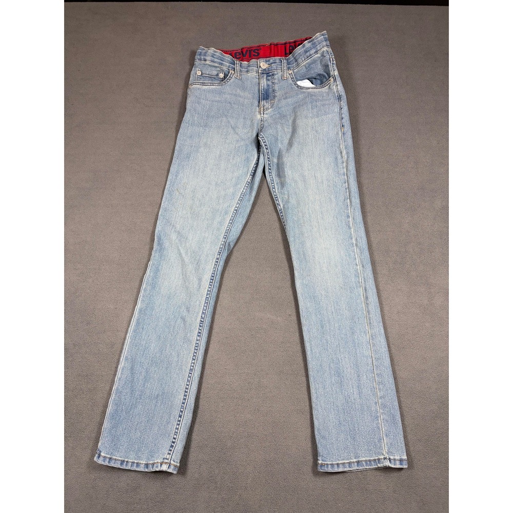 Levi 511 Slim Jeans Boys 14 Blue‎ Denim Adjustable Waist
